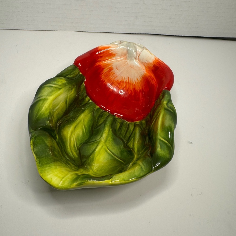 Certified International Judy Phipps Colorful 7.5" Vegetable Serving Bowl Green R